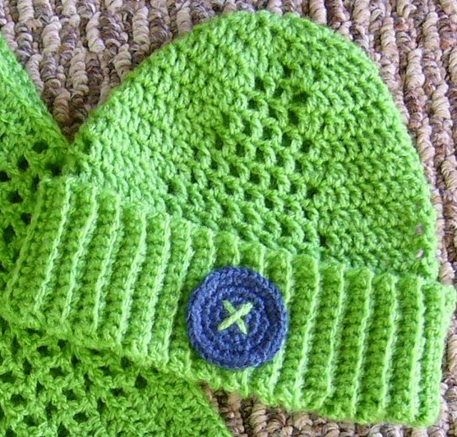Button Up Scarf and Hat
