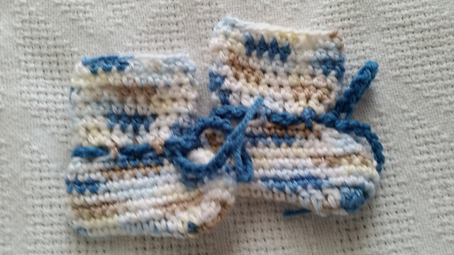Liam's Newborn Booties