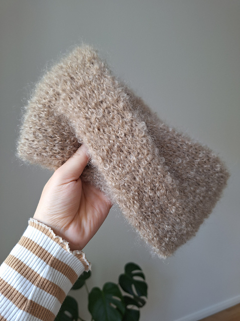 Berry Bouclé Headband