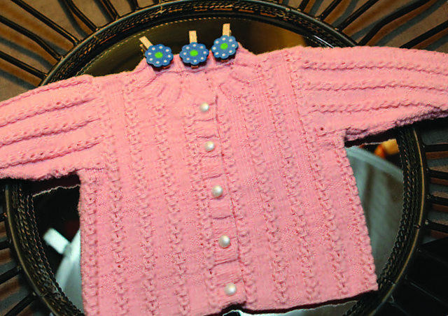 Belle in Waiting Girl's Crew Neck Cardigan