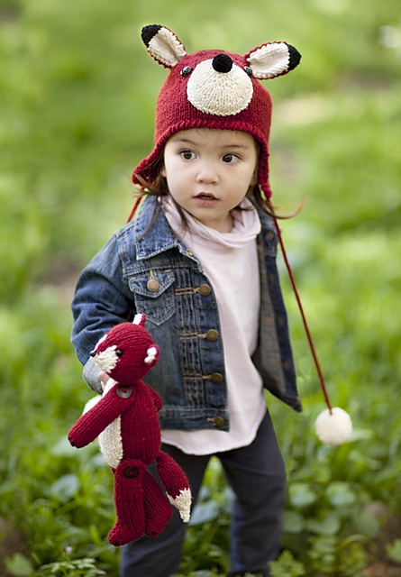 Red Fox Hat & Toy