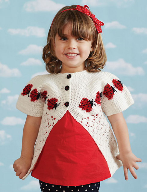 Ladybug Cardi