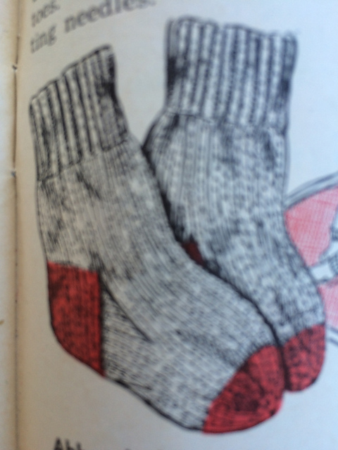 Socks for the newborn infant