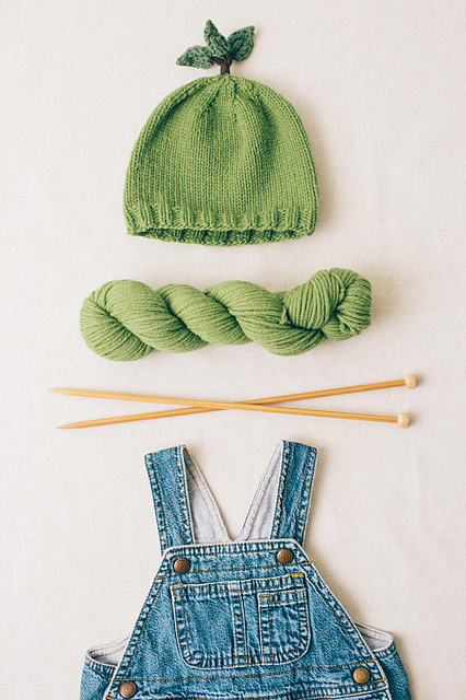 Leaf Top Baby hat