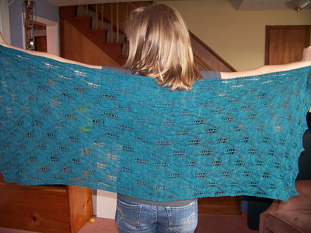 Rectangular Shawl #8301-2