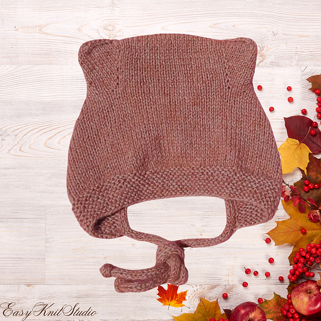 Baby Bear Ears Bonnet