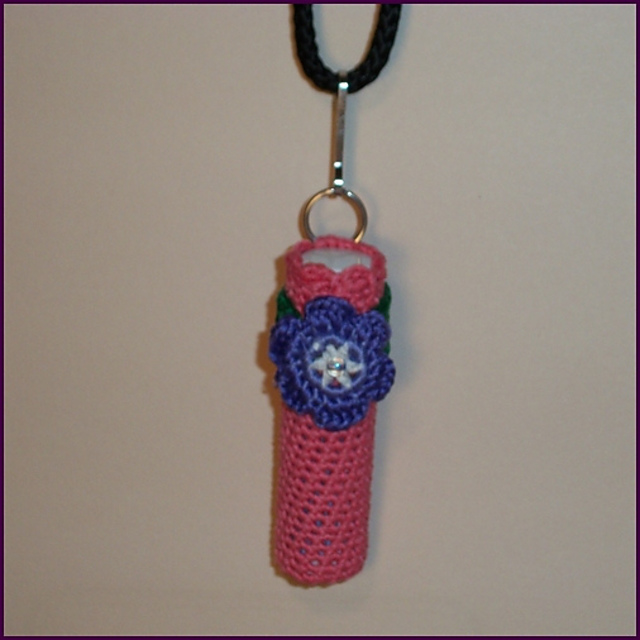 Flowery Lip Balm Cozy