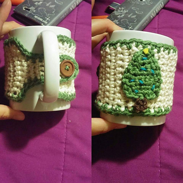 Christmas Tree Mug Cozy