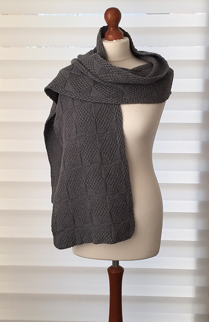Texture and Graphic Scarf