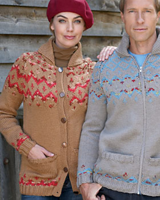 His & Hers Fair Isle Cardigans
