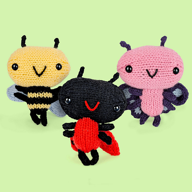 Big Bug Bundle: Ladybug, Bee, Butterfly