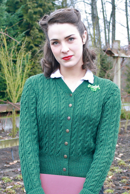 A New Design in Cable Stitch