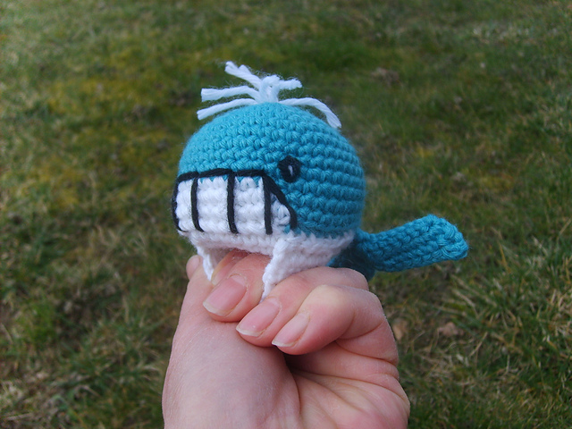 Marionnette à doigt BALEINE