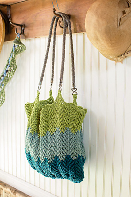 Cabled Ripples Tote