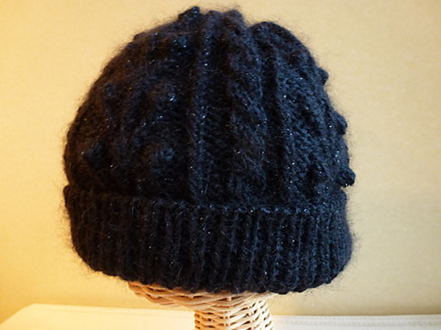 #36　Aran-patterned cap アラン模様の帽子