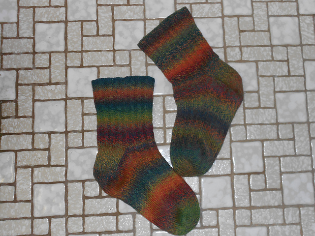 Garter Rib Socks