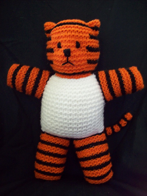 Tiger in Garter Stitch