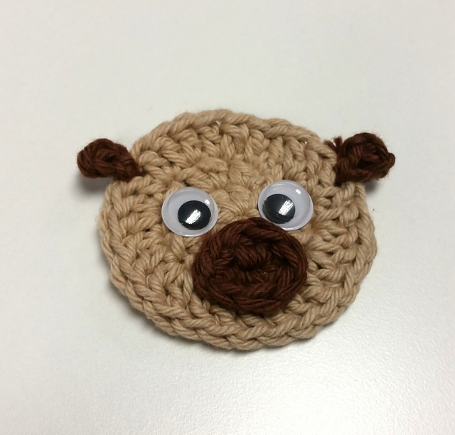 Pug Face Applique