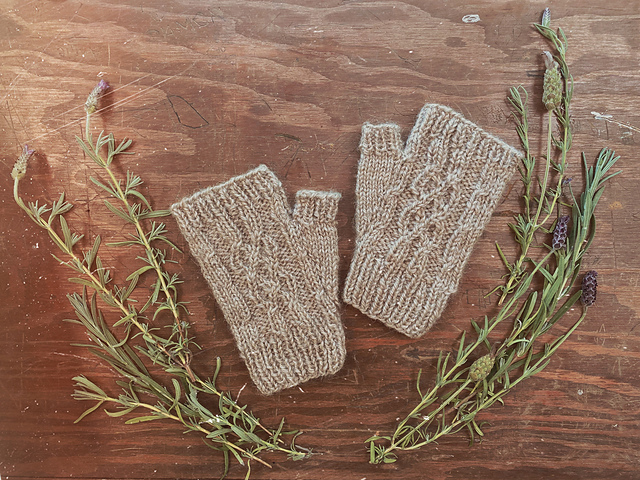 Sourwood Fingerless Mitts