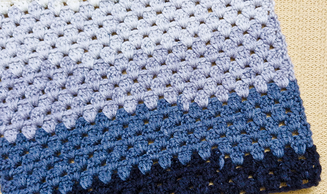 Simple Granny Stripe Blanket