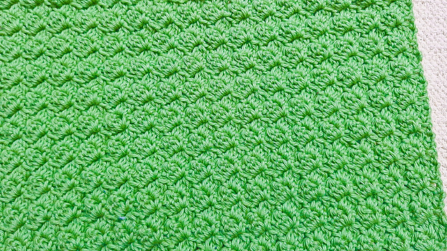 Easy Stitch Moss Blanket