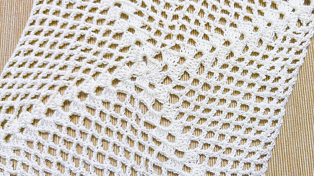 Easy Granny Square Doily