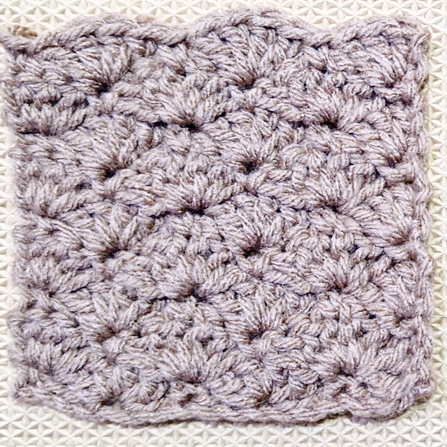 Ravelry: Closed Shell Stitch pattern by Rajeshwari Singh