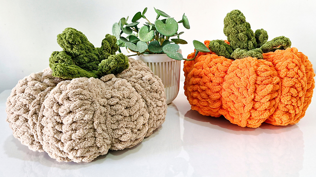 Easy Pumpkin with Chunky Yarn