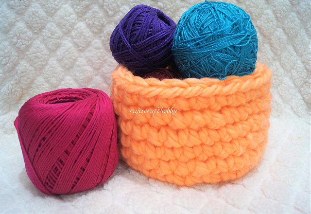 Chunky Yarn Basket