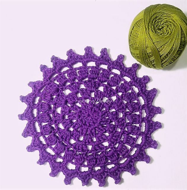 Easy Doily Coaster