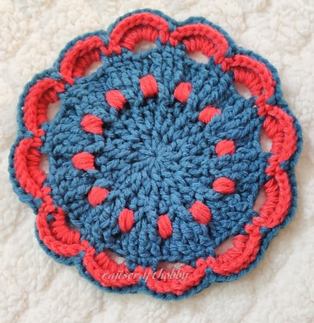 Textured Flower Coaster