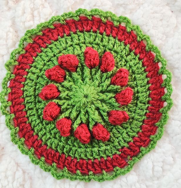 Rosebud Spring Flower Coaster