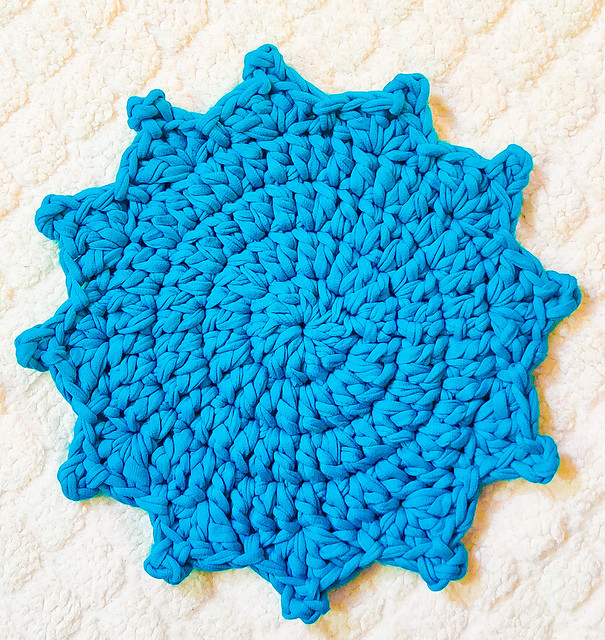 Tshirt Yarn Trivet Potholder