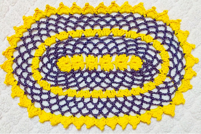 Oval Lace Doily