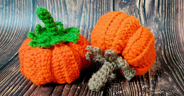 Stuffed Halloween Pumpkin