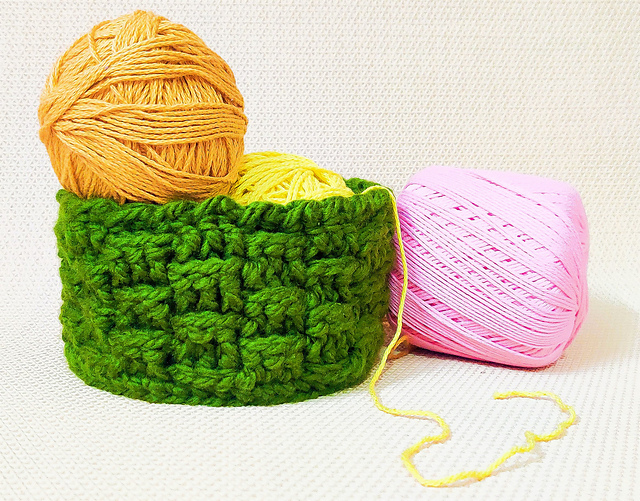 DIY Round Storage Basket
