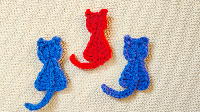 Cat Applique Starting Chains