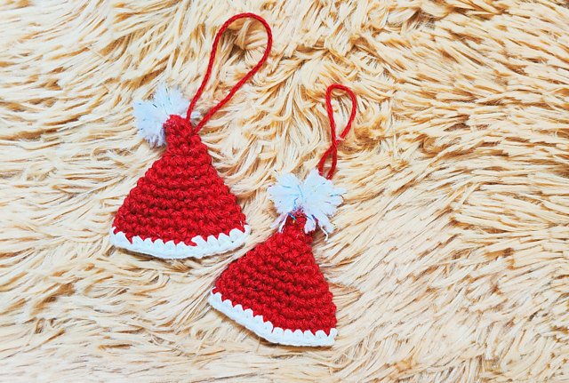 Mini Santa Hat Ornament