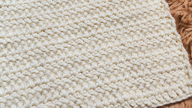 Easy Herringbone Blanket