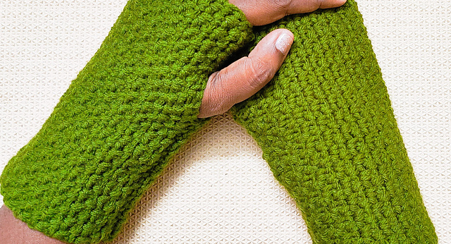 No Fuss Fingerless Gloves