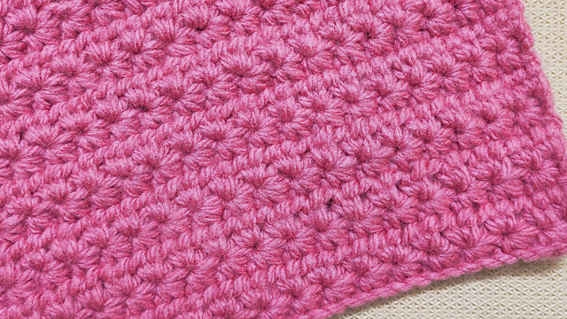 Bulky Yarn Star Stitch Blanket
