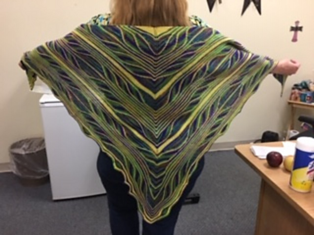 butterfly papillon shawl