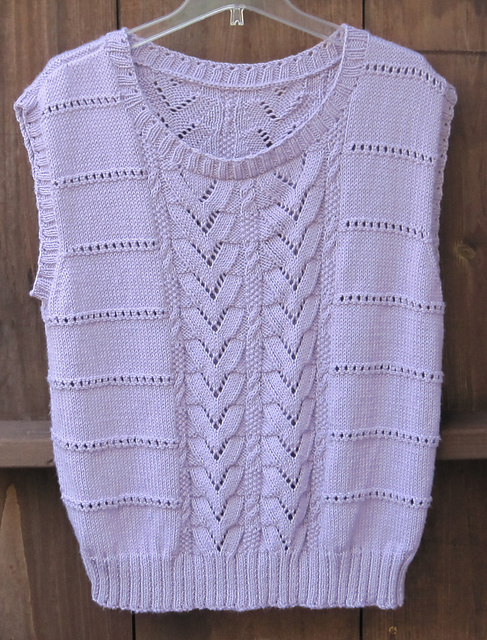 Lace and Eyelet Vest