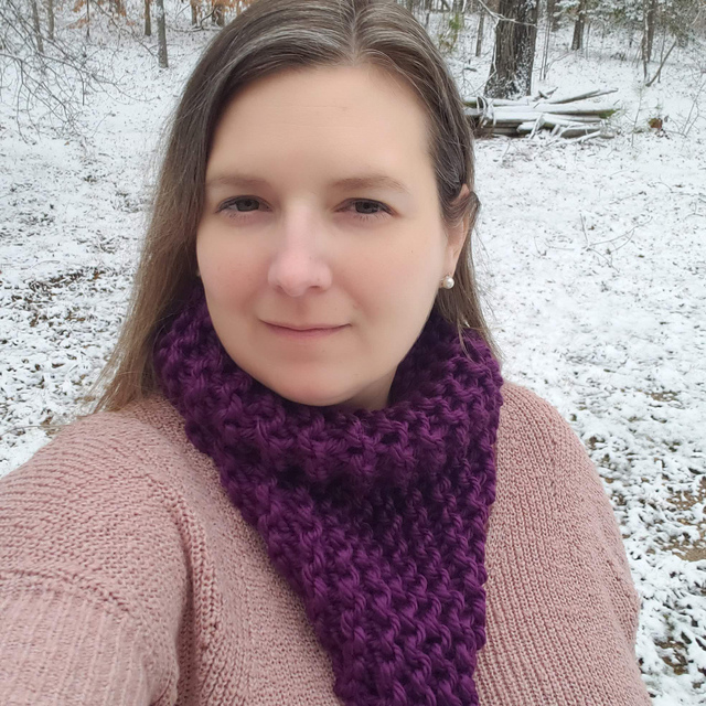 Quick Knit Bandana Cowl