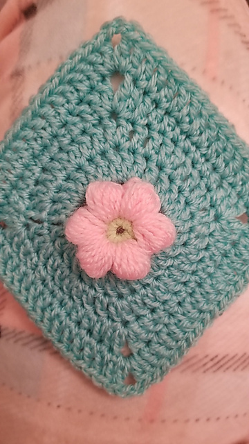 Mollie Flower in a Square