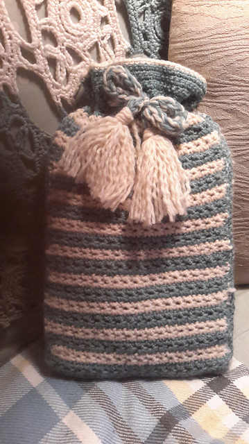 Textured Hot Water Bottle Cosy