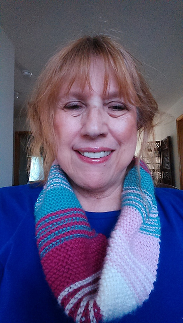 Berry Colorful Cowl