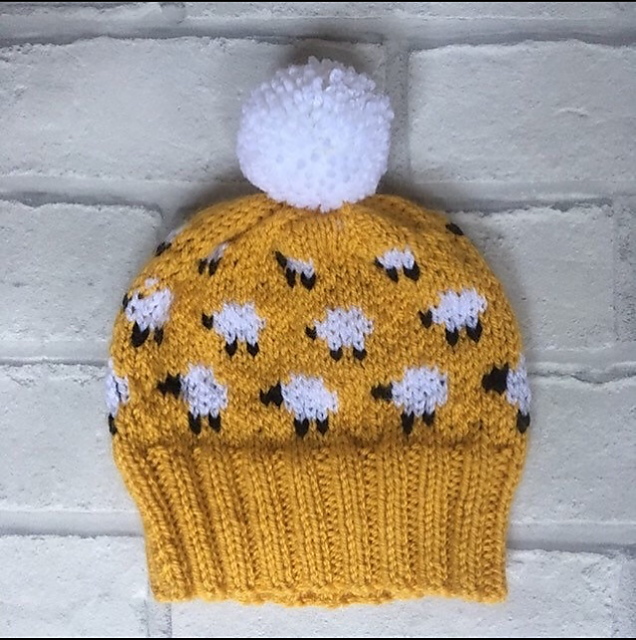 Hilly Sheep Baby Hat