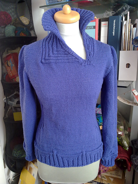KAL Basic Top Down Pullover with Arm