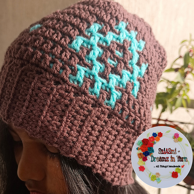 Snowflake and Sprinkles Beanie
